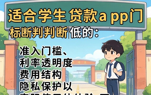 适合学生贷款的app门槛低吗