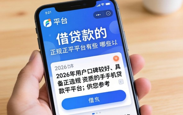 手机上借款的正规平台有哪些