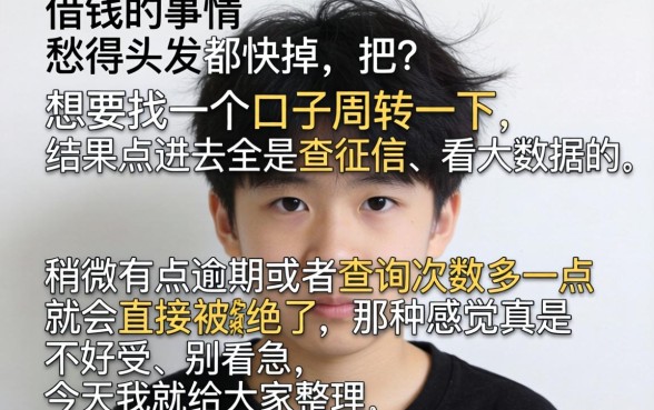 正规好借的网贷有哪些，陈列5个不看征信的借钱平台