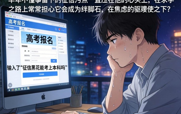 征信黑花了能考本科吗，条列5个无视征信黑白100%秒下网贷软件