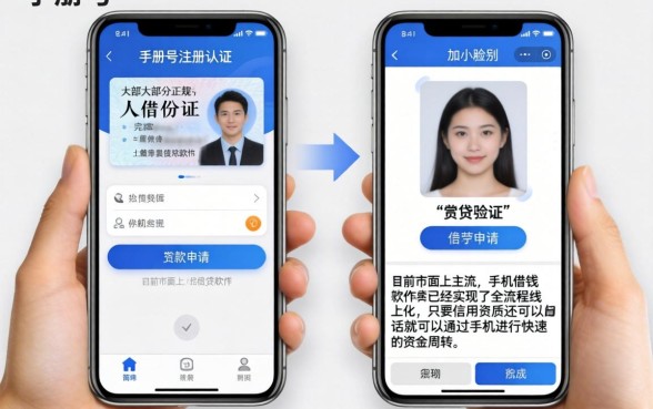 什么软件用手机号能借钱呢，归集五个手机可以临时借钱的软件