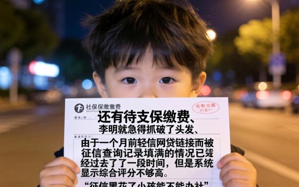 征信黑花了小孩能办社保吗，诚意推荐5个新上线贷款平台门槛低app