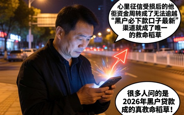 黑户必下款口子最新，归集五个黑户贷款必下口子app