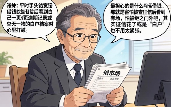 个人征信白户好不好,揭秘五个征信花了能网贷的口子