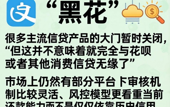 征信黑花了就没有花呗了吗，热忱推荐五个分期有额度的网贷app