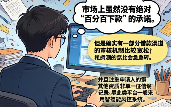 大数据花了能下一万的口子，整理5个无视黑户百分百下款平台