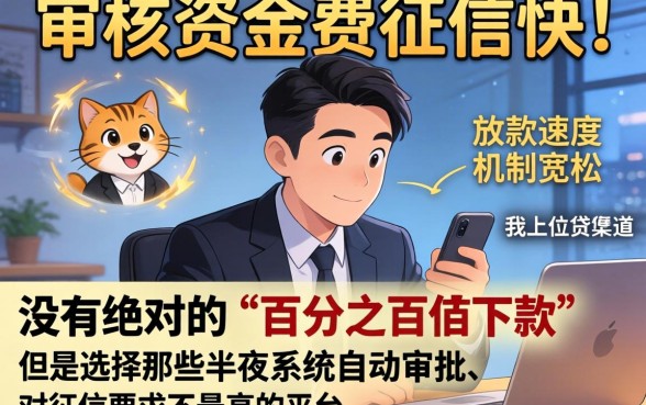 半夜都能下款的口子，遴选5个网贷黑户必下款的口子