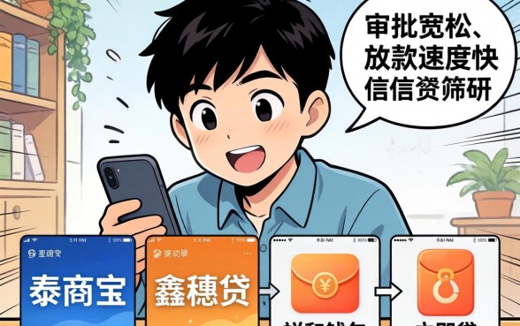 哪个网贷最容易下款最快呢，甄选五个不看征信的借钱app