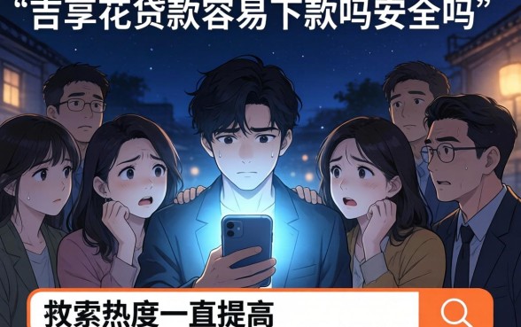 吉享花贷款容易下款吗安全吗，概括五个无视黑白户下款的口子