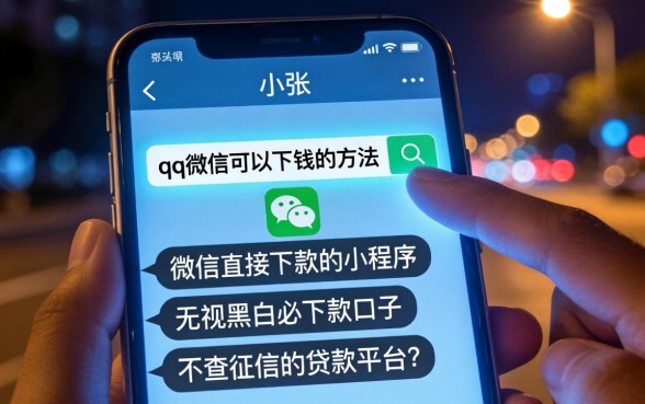 qq微信能下钱的口子，详尽说明5个贷款不上诚信平台的软件