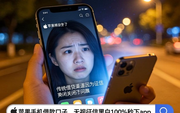 苹果手机的借款口子，归纳五个无视征信黑白100%秒下app