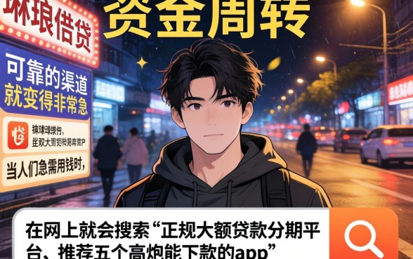 正规大额贷款分期平台，诚意推荐五个高炮能下款的app