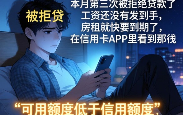 可用额度低于信用额度，筛选5个无视逾期大数据花户黑户口子