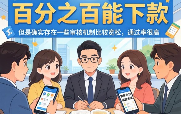 百分之百能下款的大额口子，鼎力推荐五个手机上可以借钱的口子