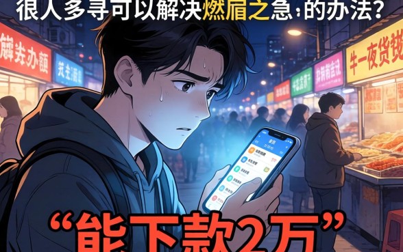 能下款2万的口子，概览5个靠谱的借款app