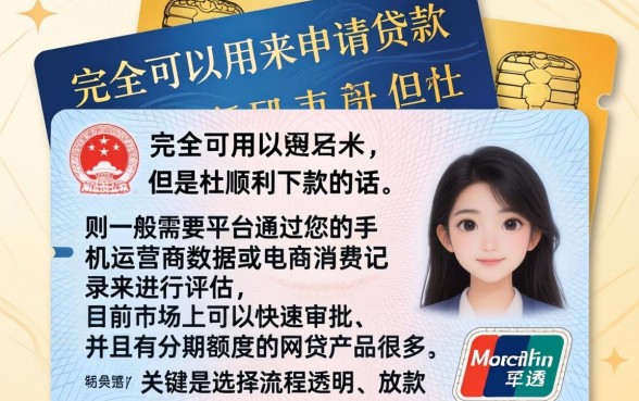 凭身份证银行卡快速贷款，甄选5个分期有额度的网贷软件