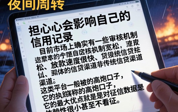 晚上秒下款的高炮口子，汇整5个不看征信逾期秒下款的贷款