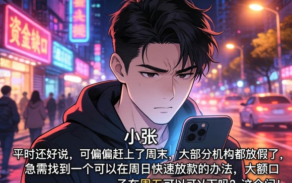 周日可以下款的大额口子，诚意推荐5个凭身份证借款的软件