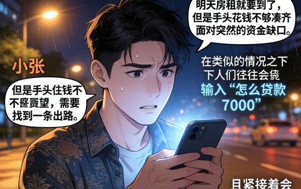 怎么贷款7000，整合5个无视黑白户的下款口子