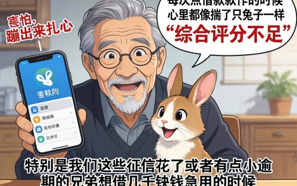 借款不看综合信用分,汇整5个黑户也能借款的app