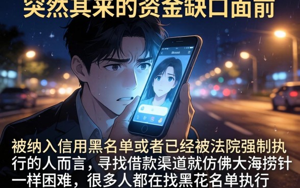 黑花名单被执行借款口子，陈列5个黑户下款口子