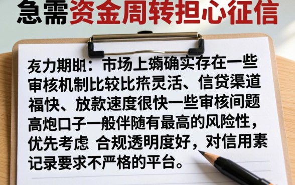 最近秒下的高炮口子，胪列五个对征信宽松的网贷口子