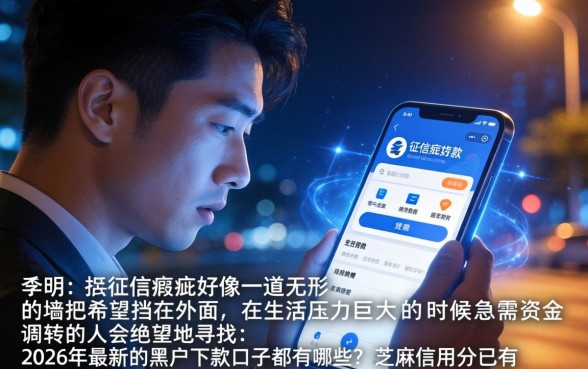 2026最新黑户下款口子，遴选5个芝麻信用600贷款app
