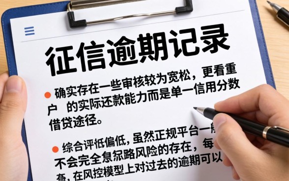 征信逾期能借款的口子，热忱推荐5个不看综合评分的网贷