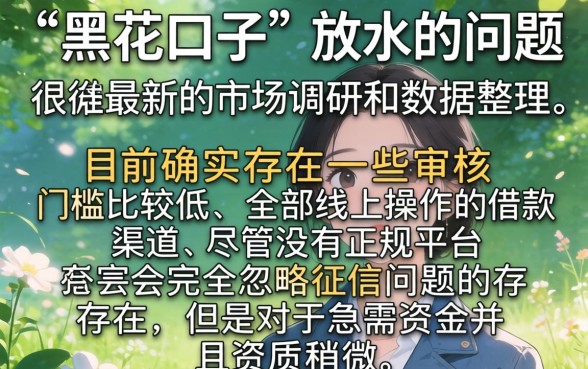 今天黑花口子哪个放水，整理五个最新秒批小额贷款app