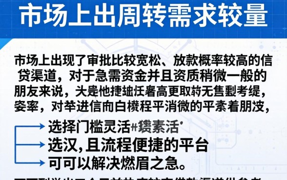 近期好下款的口子系列合集，概览5个轻松贷10万的口子
