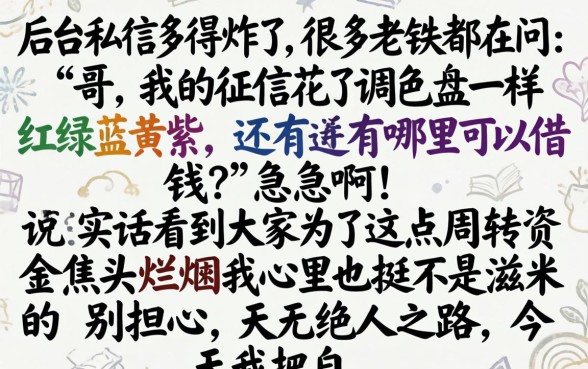 借款用身份证贷款，热忱推荐五个征信花居然都下款了的平台