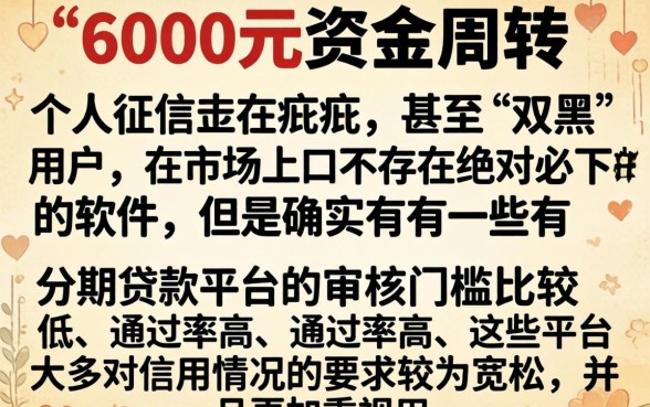 6000网贷必下软件，深入剖析5个无视双黑能下的分期贷