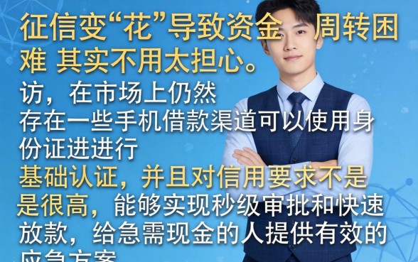 租车征信黑花了怎么查，揭秘5个手机身份证秒借现金的口子