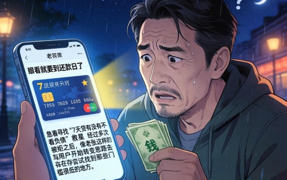 7天贷有没有不看负债的，遴选5个高炮能下款的平台