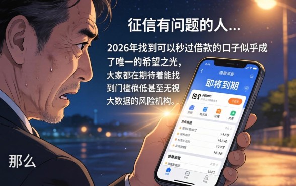 2026借款秒过的口子，条列5个小额贷款不查征信的口子
