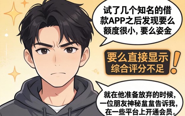 只要买会员就下款的口子，整合五个网贷平台门槛低一点的口子