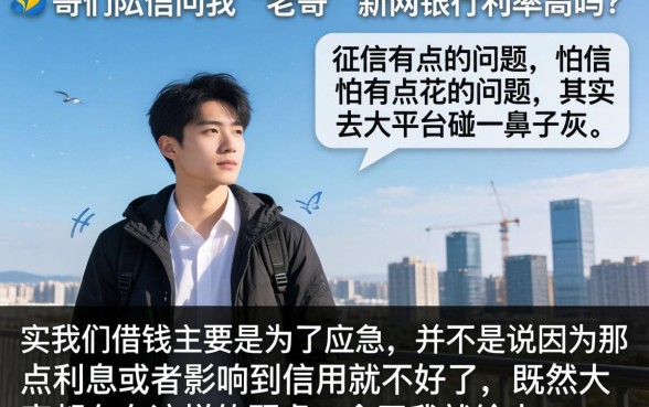 新网银行利率高吗，详细阐述五个无视黑白的网贷软件