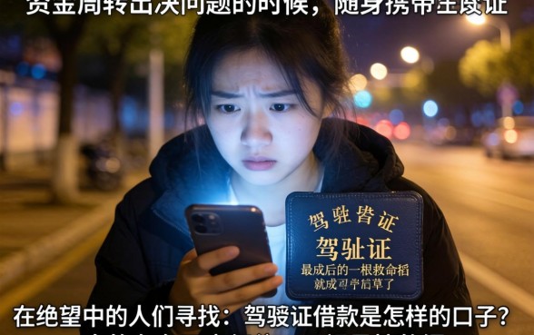 驾驶证借款是什么口子，枚举5个真正无视风控黑白的网贷