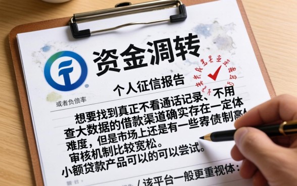 不看通话不看大数据的软件，揭秘5个不看负债的长期网贷平台