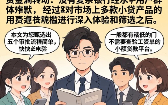 19家容易下款小贷口子体验，精选5个不查流水的小额度贷款平台