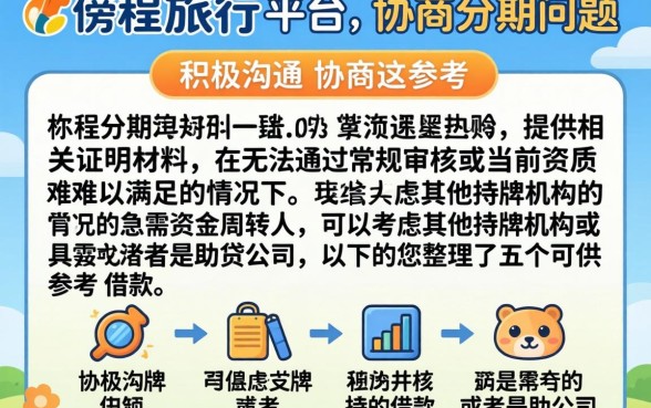 同程协商分期应该怎么处理，汇整五个苏州黑户贷款5万的app