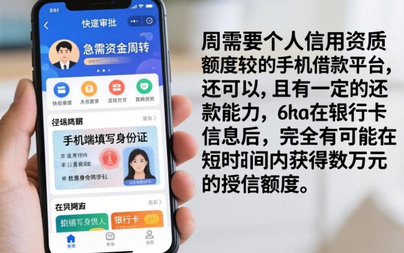 有没有秒批几万的网贷平台，归纳五个手机身份证秒借现金的app