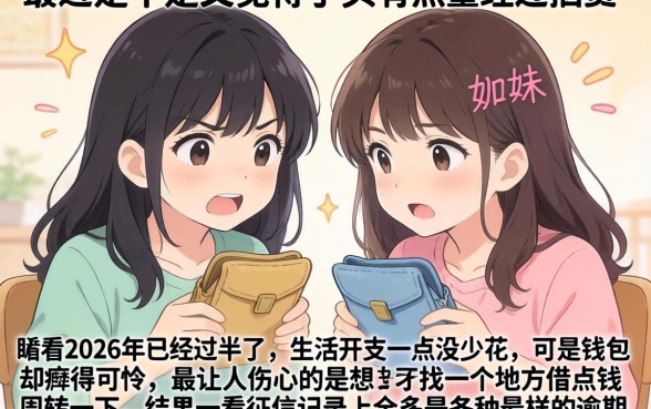 2026放水口子分享，细致阐述5个征信瑕疵也能借网贷轻松下款的口子