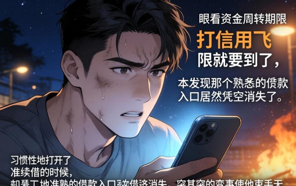 信用飞怎么没有借款入口了，陈列5个无视黑白必下款的网贷平台