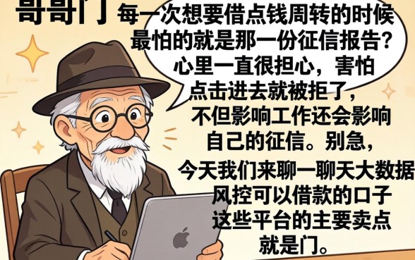 大数据风控能借款的口子，诚意推荐五个无视黑白100%秒下网贷平台