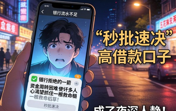 2026下款高借款口子,胪列五个秒批网贷轻松贷的平台