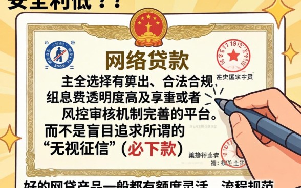 什么网络贷款最可靠利息低，概括五个网贷大口子轻松借口子