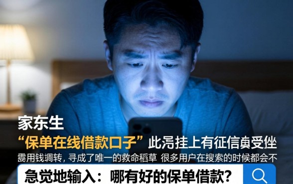 保单在线借款口子，精选5个无视黑户百分百下款口子