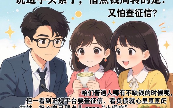 个人贷款不上征信负债的,罗列5个黑户可以下的贷款软件