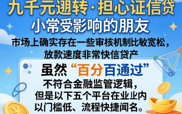 借几千特容易过的贷款，罗列5个无视黑白户秒下款口子app